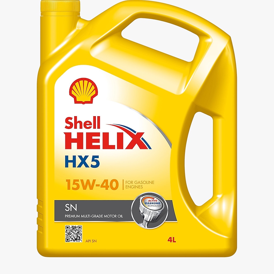 Packshot for Shell Helix HX5 SN 15W-40